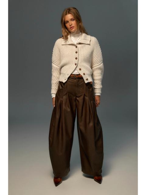 FREE PEOPLE Right Turn Vegan Leather Trousers