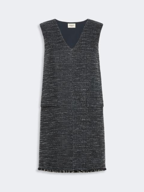 WEEKEND Max Mara PERA Sleeveless dress in jersey bouclé - DARK GREY
