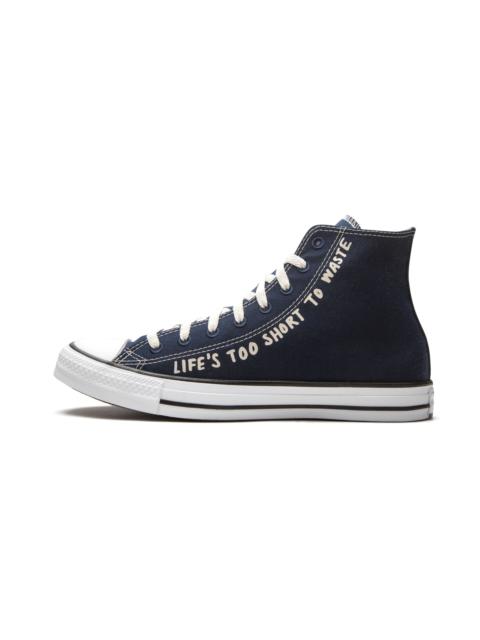 Converse Chuck Taylor All Star Hi "Life's Too Short to Waste"