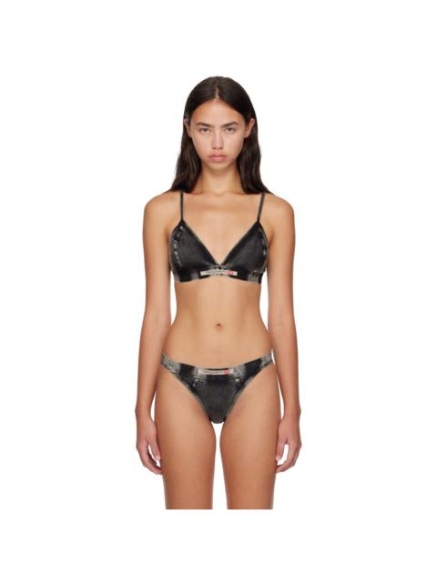 Diesel Black Triangle Bra