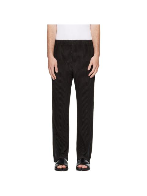 ISSEY MIYAKE Black Multi-Fastened Trousers
