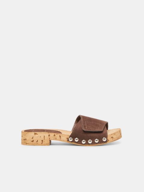 dolce vita SANDY SANDALS DK BROWN SUEDE