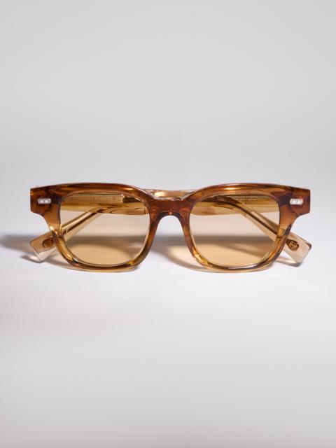 Brunello Cucinelli Miles acetate and 18k gold-plated frame
