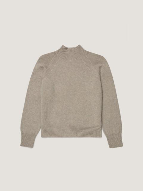 Sunspel Lambswool Funnel Neck Jumper