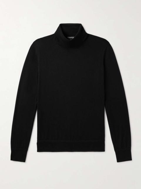 TOM FORD Slim-Fit Cashmere and Silk-Blend Rollneck Sweater