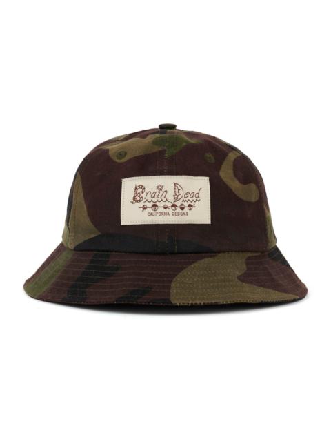 BRAIN DEAD Adjustable 6 Panel Bell Hat - Camo