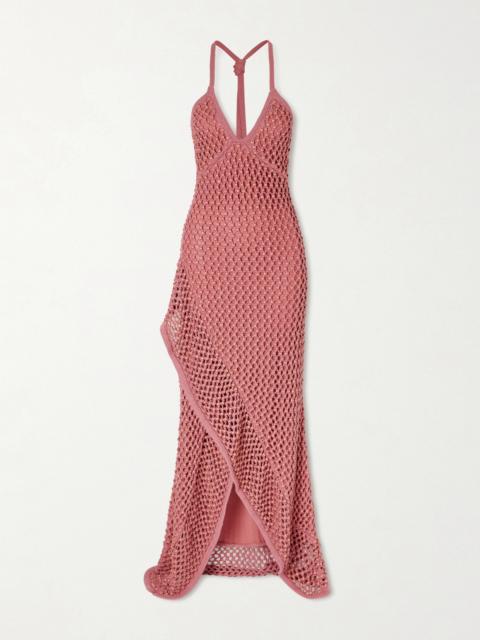 diotima Riki Embellished Cotton-blend Dress