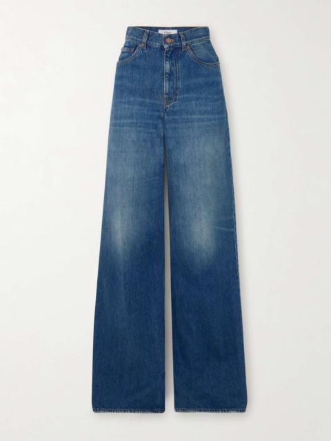 High-rise wide-leg jeans