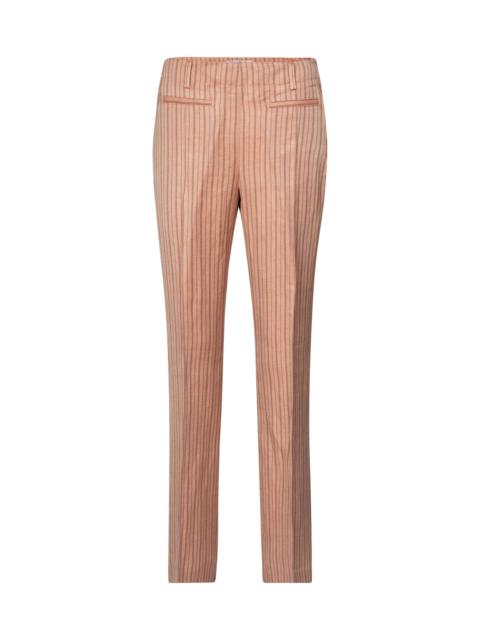 Acne Studios High-rise straight linen-blend pants