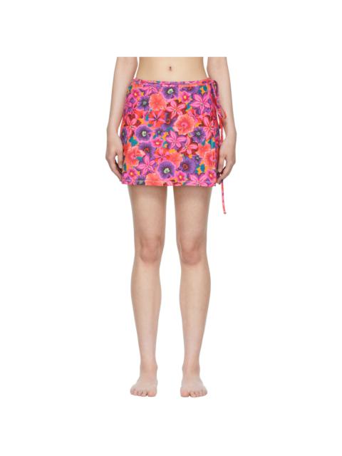 Reina Olga Pink Behati Cover-Up Skirt