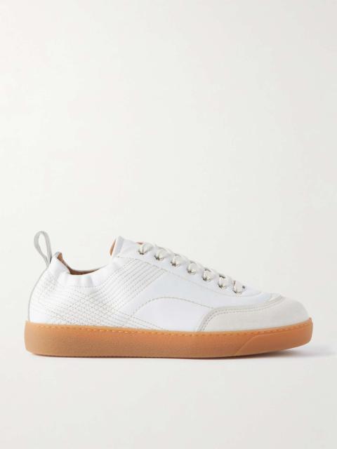 Leather and Suede Sneakers