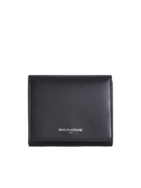 Maison Kitsuné logo-print trifold wallet
