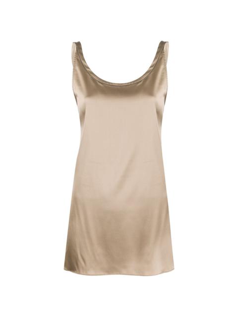 Brunello Cucinelli asymmetric metallic top
