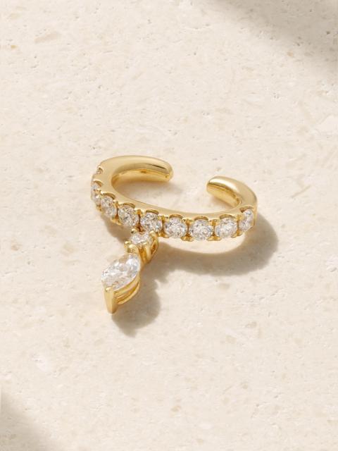 ANITA KO Daphne 18-karat Gold Diamond Ear Cuff