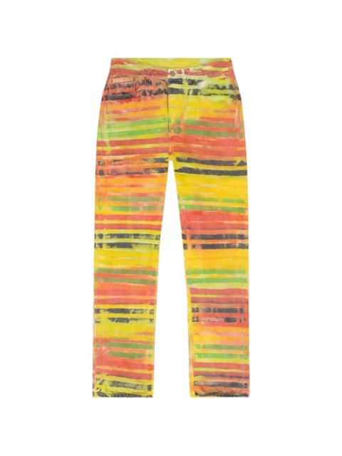 DENIM TEARS Croton 501 striped  jeans