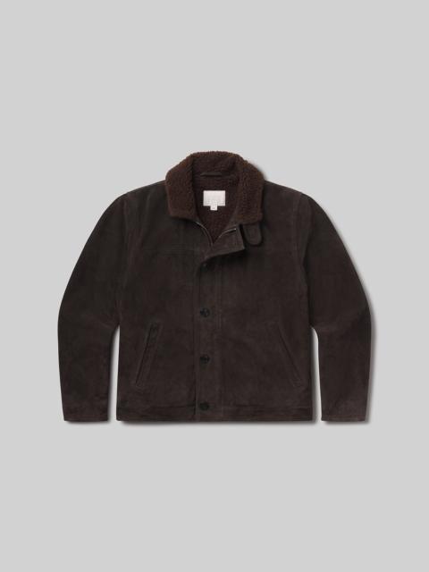 Citizens of Humanity Deck Suede Jacket In Brown
