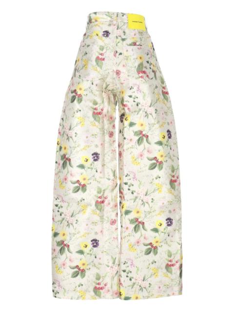 MARQUES’ALMEIDA floral-print trousers