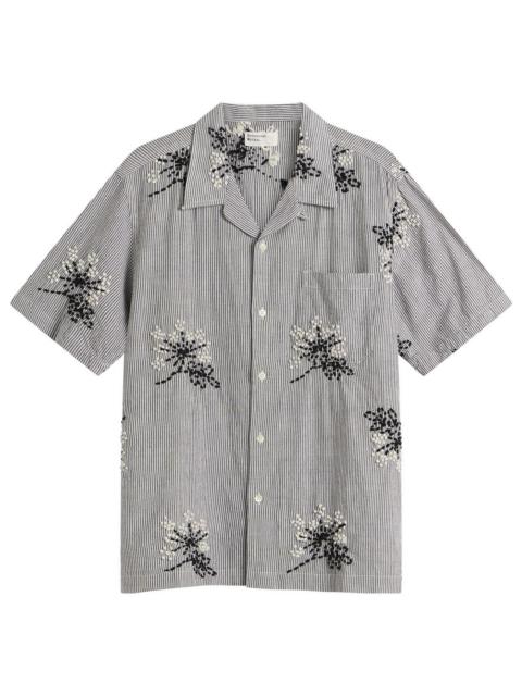 Universal Works Universal Works Hand Embroidered Stripe Road Shirt