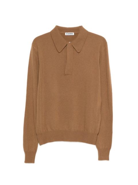 Jil Sander long-sleeved polo shirt