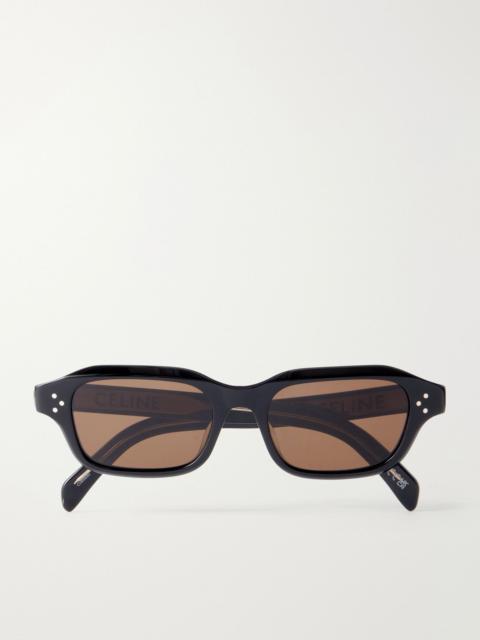CELINE Black Frame 64 Square-Frame Acetate Sunglasses Black