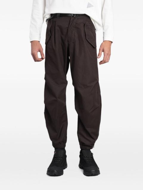 and Wander belted zip-cuff straight-leg cargo trousers