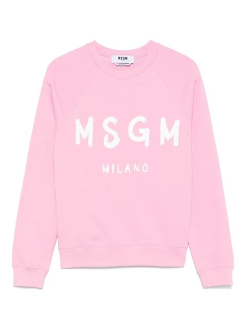 MSGM logo-print sweatshirt