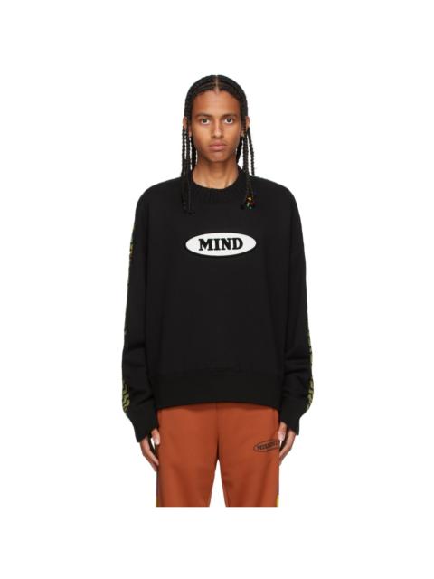 Palm Angels Black Missoni Edition Paneled 'Mind' Sweater