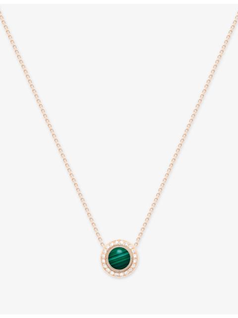 Piaget Possession 18ct Rose-Gold, Malachite And 0.28ct Diamond Pendant&nbsp;Necklace