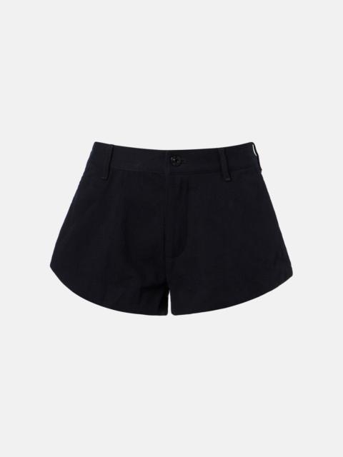 FRAME Shell denim shorts