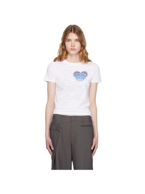 OPEN YY SSENSE Exclusive Brown 'I LOVE YY' Baby T-shirt
