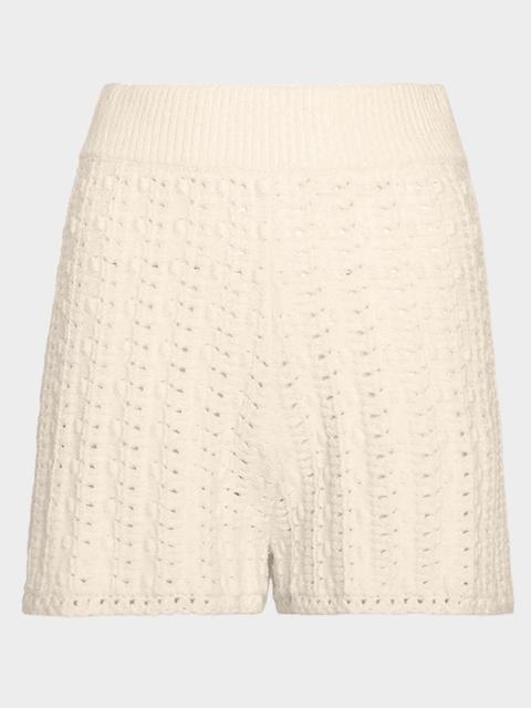 RAMY BROOK Penny Bauble Knit Mini Shorts