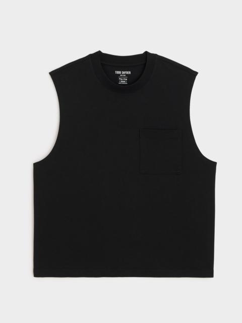 TODD SNYDER Boxy Jersey Muscle Tank
