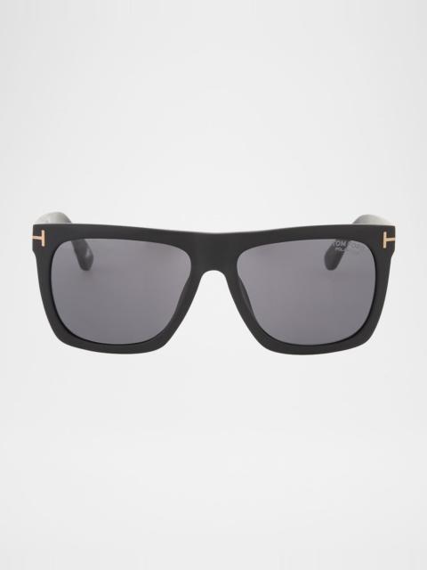 TOM FORD Men's Morgan 아세테이트 사각 선글라스