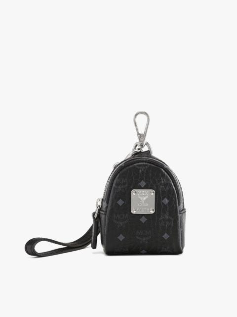 MCM Wristlet Pet Litter Bag Holder in Monogram Print Leather