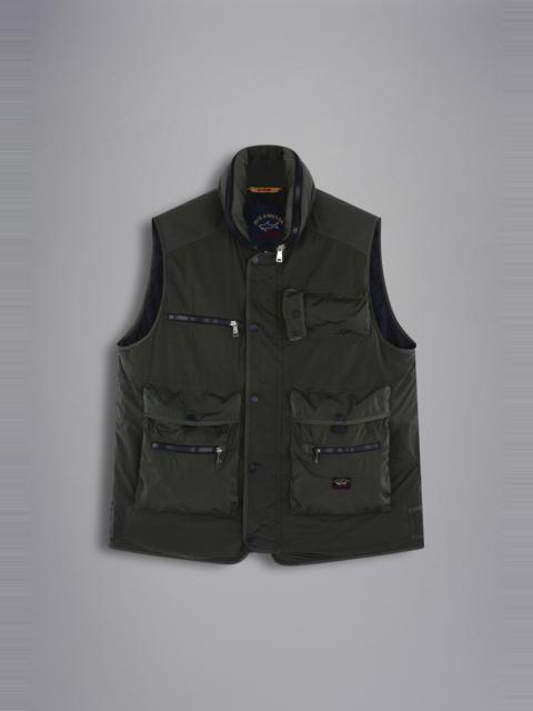 Paul & Shark MULTI-POCKETS NYLON ECONYL® VEST