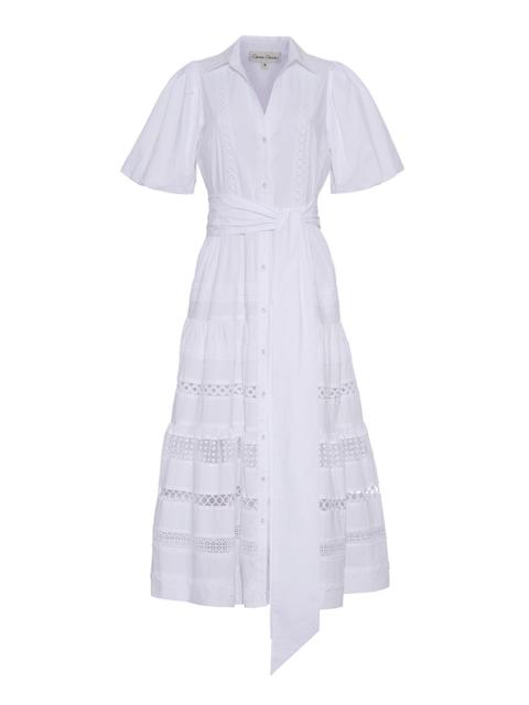 Cara Cara Mardi Dress
Beautiful Midi Shirt Dress with Lace Detail