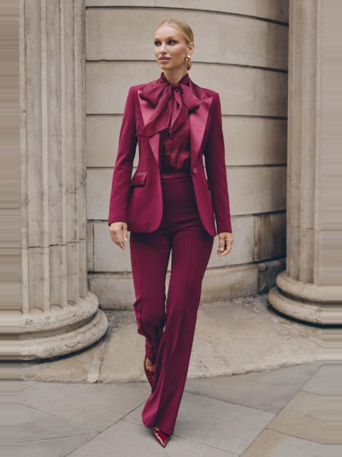 NADINE MERABI Naomi Burgundy Bodysuit
