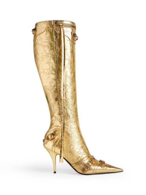 Women's Cagole 90mm Boot Metallized  in Gold