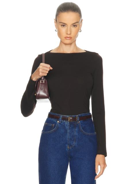 RENGGLI Long Sleeve Boatneck Tee