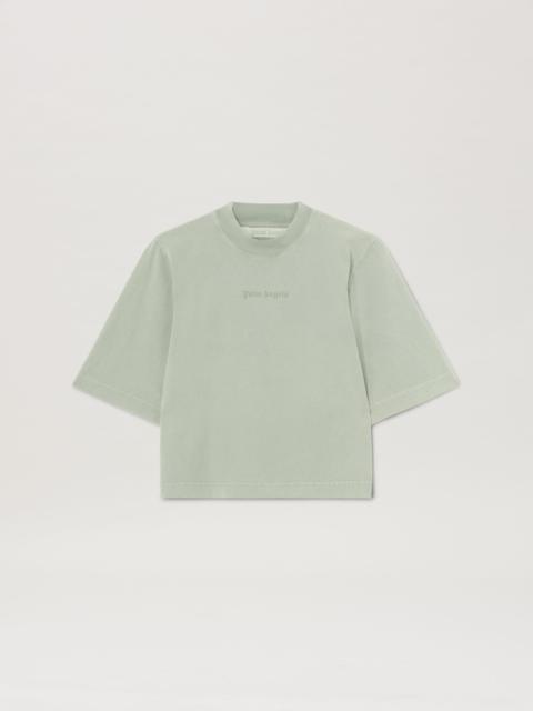 Palm Angels Reversed Logo Cropped T-Shirt