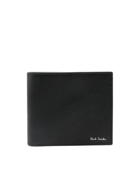 bi-fold leather wallet