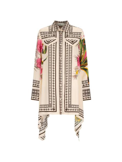 Blumarine print mini dress