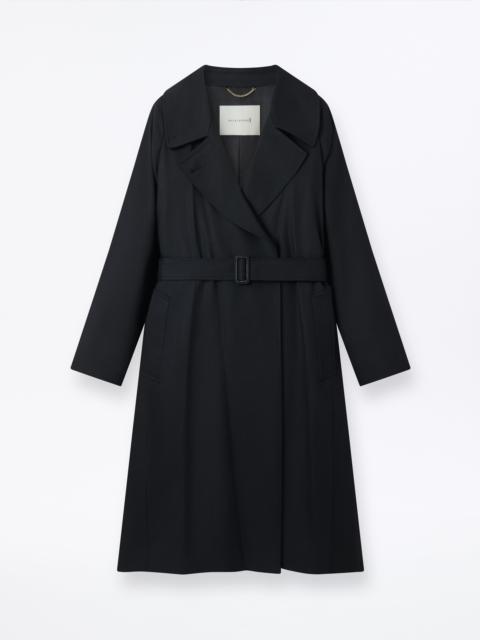 Mackintosh Laggan Belted Wool Gabardine Trench Coat