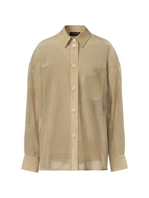 FABIANA FILIPPI perforated buttoned shirt