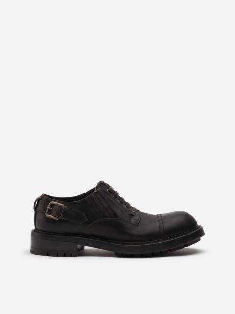 Dolce & Gabbana Cowhide slip-on derby shoes