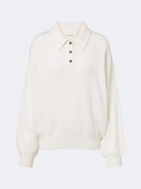 LISA YANG Etta cashmere polo sweater