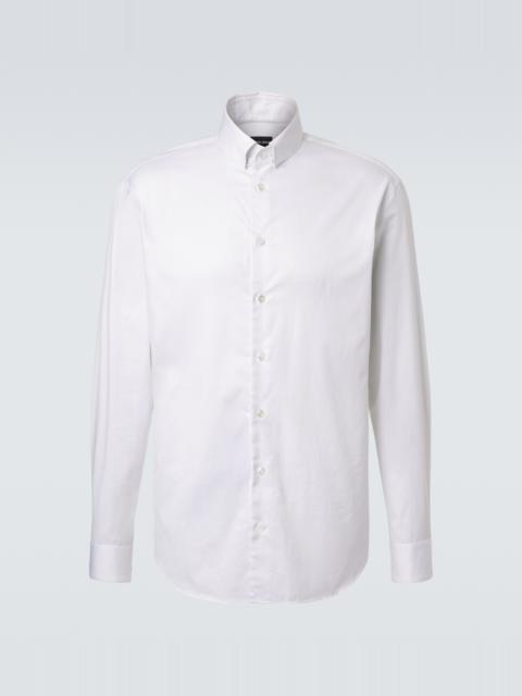 GIORGIO ARMANI Archivio pinstripe cotton shirt
