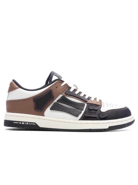 AMIRI SKELETON TOP LOW - BLACK/BROWN