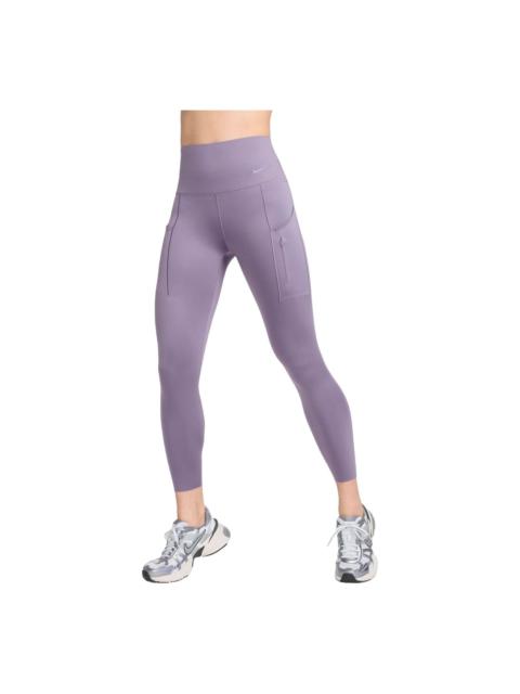 Nike (WMNS) Nike Go Firm-Support High-Waisted 7/8 Leggings with Pockets Asia Sizing 'Purple' DQ5640-509