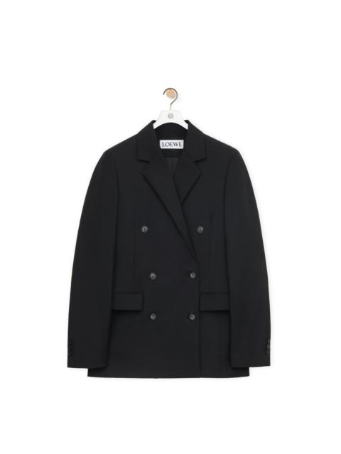 Loewe Double breasted jacket in mohair and wool